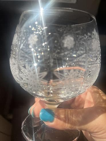 ickiler: Qədəhlər, rəng - Ağ, Xrustal, 6 ədədli dəst, 400 ml — 1