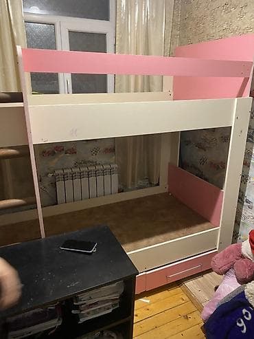 nerdivan: Oğlan və qız üçün, Çarpayı, Matrassız, Siyirməli, MDF — 3