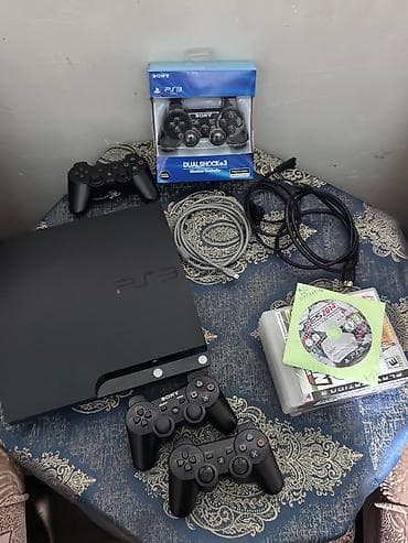 plastation 3: PlayStation 3 (PS3) oyun seti Komplekt: - PS3 Slim konsolu - 3 ədəd — 2