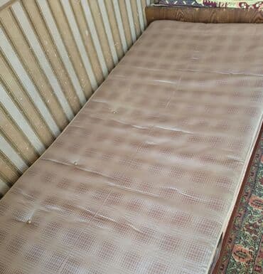 İşlənmiş, Təknəfərlik çarpayı, Bazasız, Matras ilə