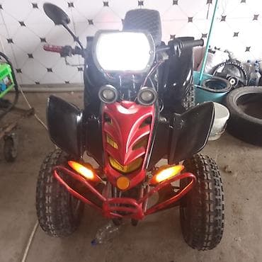 Uşaq üçün benzinli kvadrosikl (ATV) - 4 təkərli, iri dişli off-road