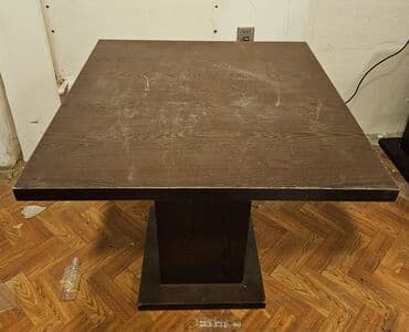 Klassik masa, İşlənmiş, Açılmayan, Kvadrat masa