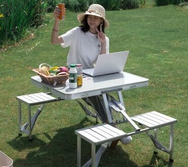 bag ucun oturacaqlar: Piknik masası Masa ve 4 stul ( parçadan ibarətdir stullar qiymət 80 — 3