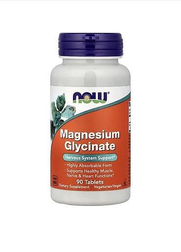 Məhsul: NOW Magnesium Glycinate – 90 tablet Təyinat: Qida əlavəsi