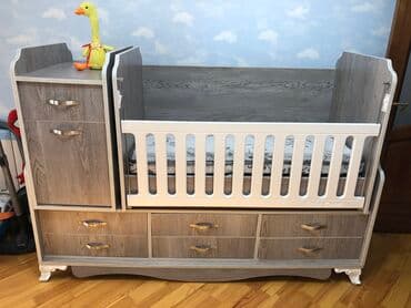 uşaq döşəyi: Oğlan və qız üçün, Yeni, Beşik, Matras ilə, Yellənmə mexanizm ilə — 2