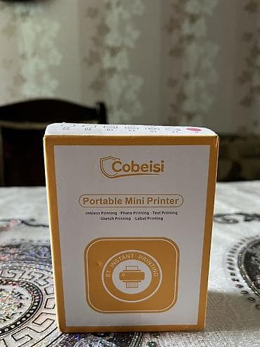 yeni modem: C9 Portativ Mini Termal Printer Simsiz BT 200Dpi Foto Etiket və s — 3