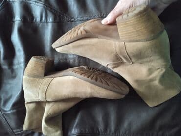 rezin çəkmələr: Qadın üçün süet çəkmələr - Material: yumşaq süet (beş rənginə yaxın — 1