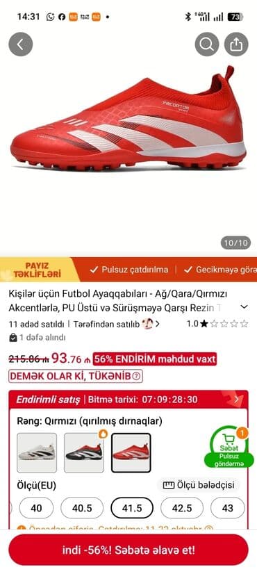 ideal ayaqqabi instagram: Kişilər üçün futbol ayaqqabıları – Predator Techfit dizaynı - Rəng — 3