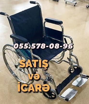 Tibbi geyim: Mexaniki əlil arabası – satış və icarə Xüsusiyyətlər: - Polad/kromla — 1