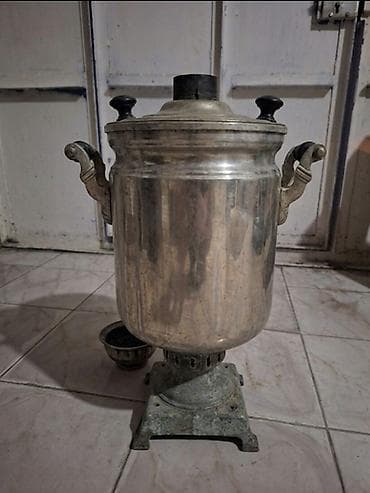Samovarlar: İşlənmiş Od Samovar, 10 l, Ödənişli çatdırılma — 2