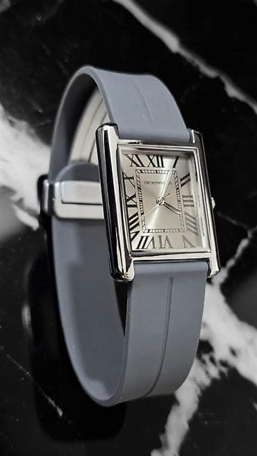 ereb qizili probu: Qol saatı, Emporio Armani, rəng - Göy — 7