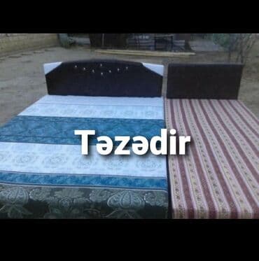 Çarpayı Təzə hazırları var Çatdırılma menasib qiymətə Bir nəfərlik 60