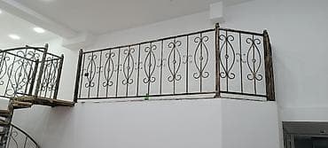 Перила: Metal qapı və dəmir işləri – dizayn və istehsal - Müasir dizaynlı — 4