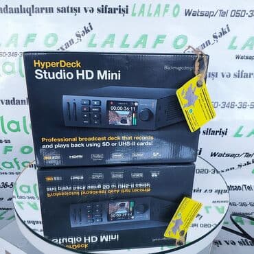 Blackmagic Studio HD. Məhsul yenidir 2 SD kart yuvası. çox möhtəşəm lalafo.az -da Blackmagic Studio HD. Məhsul yenidir 2 SD kart yuvası. çox möhtəşəm