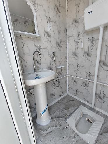 Metal karkaslı, sendviç tipli mobil sanitar blok (3 bölməli) 360 — 6