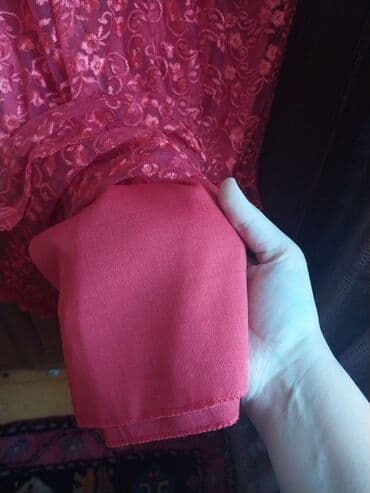 usaq ucun saatlar: Qırmızı krujeva don - Rəng: parlaq qırmızı - Parça: üst hissəsi incə — 5