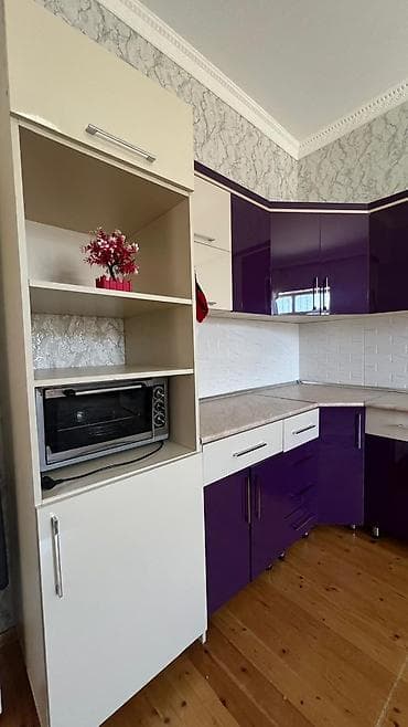 metbex mebel: Mətbəx mebeli dəsti - Dizayn: U formalı, ikirəng kombinasiya – — 2