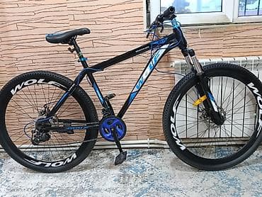 vilsabet: Mountain Bike “WOLF” – qara-mavi dizayn - Güclü alüminium tipli — 2