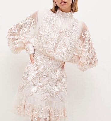 стеклянные полки на заказ: Ziyafət donu, Mini, Karen Millen, M, L — 3