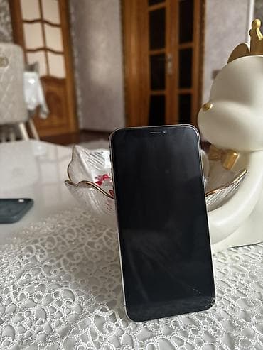 IPhone X, 64 GB, Gümüşü, Qırıq — 3