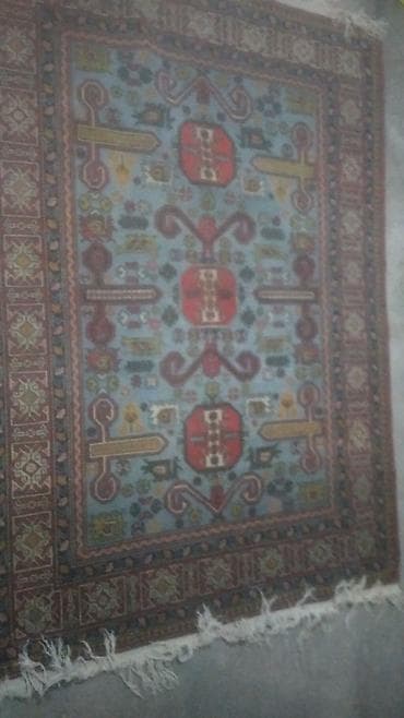 Qarabağ/Qazax üslubunda əl toxuması xalça - Material: təbii yun