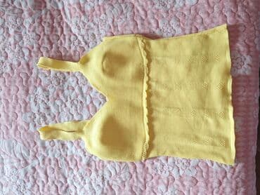 женская шифоновая блуза: Qadın geyim dəsti – 4 parçadan ibarət 1) Sarı tops (bralette stili) - — 1