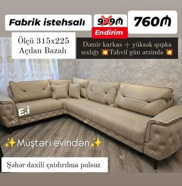 sumqayitda is elanlari: Künc divan, Bazalı, Şəhərdaxili pulsuz çatdırılma — 4