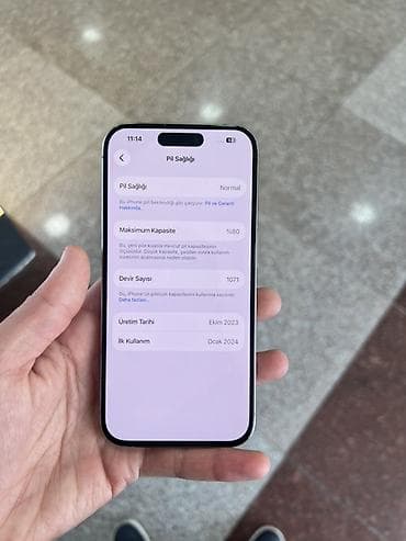 iphone x ekranı: IPhone 15 Pro, 128 GB, Natural Titanium, Face ID — 3