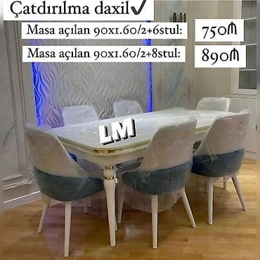 metbext stol stulu: Möhtəşəm masa dəsti👑 Yüksək keyfiyyətlə Qiymət : Masa — 2