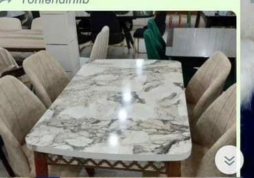 kuxna stol: 🇹🇷Türk istehsalı Möhtəşəm ✨✨ Kuxna üçün stol stul dəsti 4 stul 1 — 8