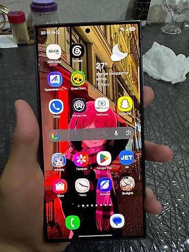 Мобильные телефоны и аксессуары: Samsung Galaxy S24 Ultra, цвет - Серый — 7