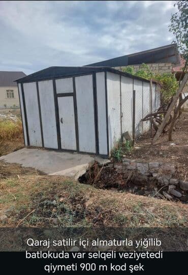 дом на колёсах: Metal qaraj satılır. - Dəmir konstruksiya, panellərlə örtülü. - İçi — 1