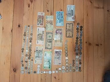 Искусство и коллекционирование: Məhsul: Dünyanın müxtəlif ölkələrindən köhnə pullar toplusu Təsvir: - — 4