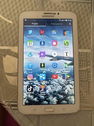 samsung tab7 lite: Samsung Galaxy Tab 3 7.0 planşet (model: SM-T210) - Rəng: ağ - Ekran — 1