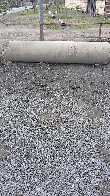 İşlənmiş Beton boru, Diametr: 500 mm, uzunluğu - 2.5 metr