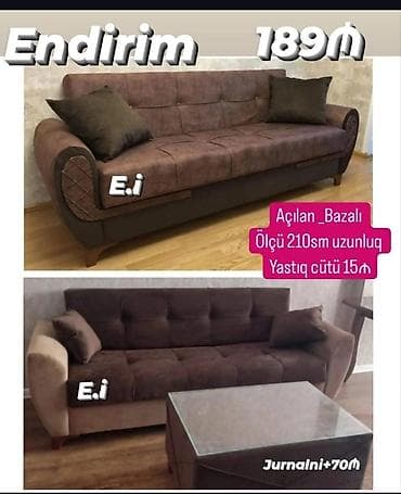 di̇van: Di̇van-kravat, Yeni, Açılan, Bazalı, Parça, Ödənişli çatdırılma — 3