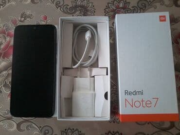 Redmi Note 7, 64 GB, rəng - Qara, Sensor, Barmaq izi, İki sim kartlı