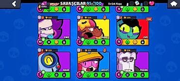 destler: Brawl Stars hesabı – yüksək səviyyəli, güclü tərkib - Kupa: 42,412 — 5