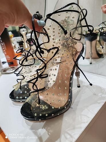 şəffaf ayaqqabilar: Philipp Plein brendinin qadın hündürdaban ayaqqabıları — 3