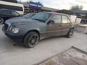 klas 6: Mercedes-Benz E-Class W124 sedan - Kuzov: 4 qapılı sedan, boz rəng - — 2