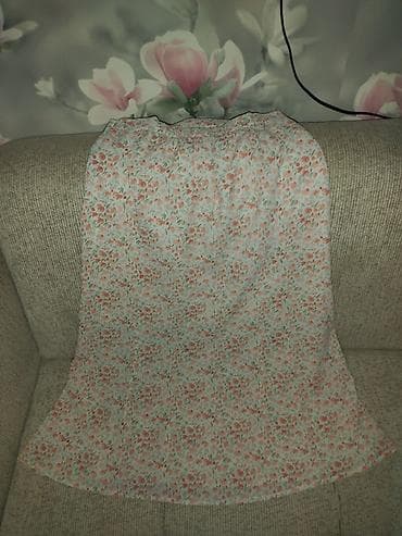 Çiçək naxışlı ətək - Dizayn: Xırda çiçəklərlə bəzədilmiş, pastel — 1