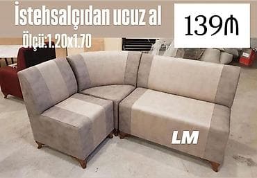 Mini-divan, Mətbəx üçün, Parça, Açılmayan