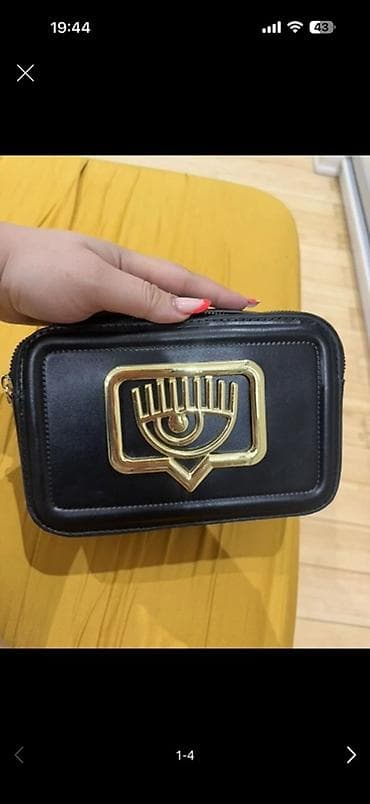 michael cors: Qara çiyin/çapraz çanta - Material: hamar teksturalı süni dəri - — 4