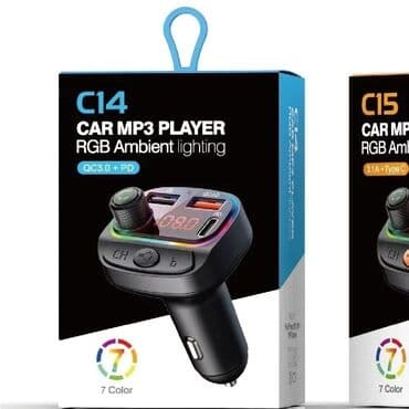 masin ucun bluetooth: C14 Avtomobil Bluetooth FM modulyatoru. Material: ABS Bluetooth — 6