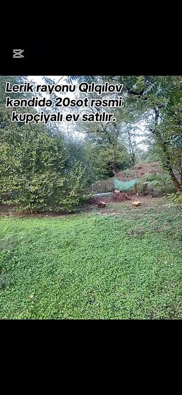 lokbatanda satilan heyet evleri: Lerik Rayon Qılqılov kəndində iki mərtəbəli rəsmi 20 sot kubçalı — 3