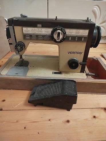 VERITAS tikiş maşını – pedallı elektrik idarəetməsi ilə