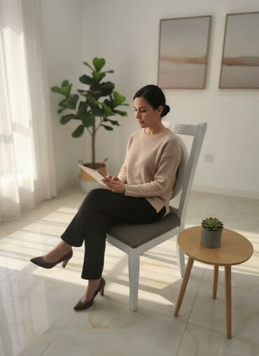 hundur stul: Qonaq otağı üçün, Qatlanmayan, rəng - Ağ Stul — 1