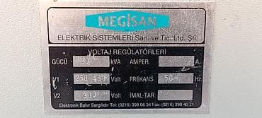plastik qapi pencere kreditle: Məhsul: MEGİSAN A.C. Voltage Regulator (Servo Control) - Brend/model — 3