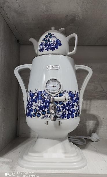 elektrik samavar: Samovar elektrik samovar Eurolux 4 litr tutumlu Paslanmaz iy tam — 1