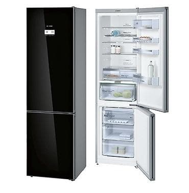 dendy satilir: Yeni 2 qapılı Bosch Soyuducu Satılır, rəng - Qara — 1